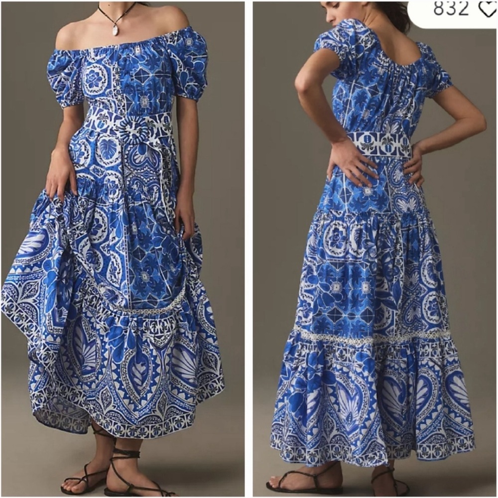 Farm Rio Tile Dream Dress